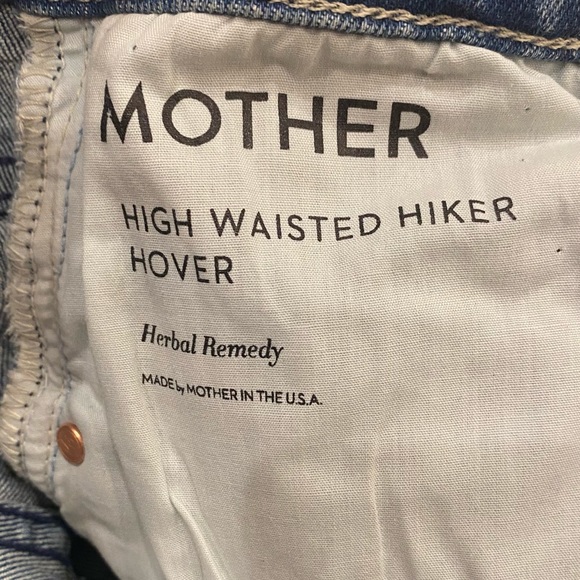 MOTHER High Waisted Hiker Hover Jean in Herbal Remedy Size 24 - Picture 8 of 12